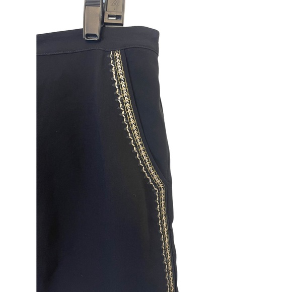 Madewell Sequin Embellished Boho Mini Skirt Lined With Pockets Size 10 - Picture 3 of 11